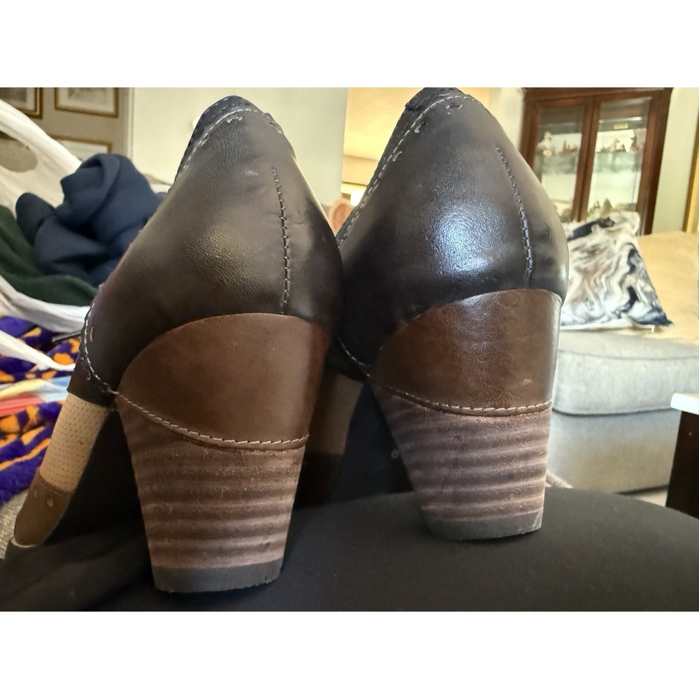 L'Artiste Shoes BARDOT 39‎ US 8.5 Spring Step Derby Oxford Leather NEW WO BOX - Picture 7 of 13